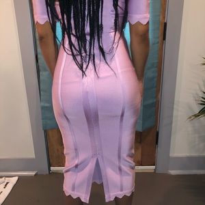Purple Bandage Dress